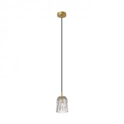 P0590-01A-V7AC TAZZA LAMPA WISZĄCA ZŁOTA/GOLD