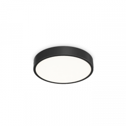 Okrągła Czarna Lampa Sufitowa LED RAY 327600 IDEAL LUX