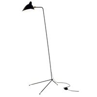 Lampa podłogowa stojąca czarna designerska klasyczna minimalistyczna do salonu sypialni CRANE F8701 Step Into Design