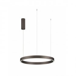Nowoczesna Lampa Wisząca Brązowy Pierścień BARI LE44318 LUCES EXCLUSIVAS