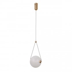 Nowoczesna Dekoracyjna Lampa Wisząca LED RASTIA PND-34361-M-HBR-OPAL ITALUX