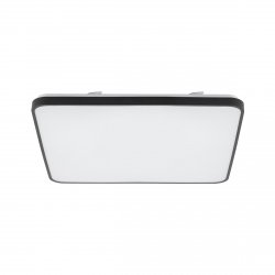 Czarny kwadratowy Plafon Sufitowy Do Łazienki IP44 Nowodvorski Lighting AGNES SQUARE LED PRO black L 4000K 10988