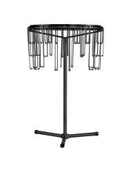 Elegancka Lampa Stołowa Do Salonu Czarna Luces Exclusivas HUARAZ LE44716