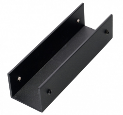 Złącze proste do szynoprzewodu zewnętrznego natynkowego AZZARDO TRACK IP65 STRAIGHT CONNECTOR BLACK AZ6936