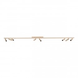 Nowoczesna lampa sufitowa listwa beżowa regulowane tuby uniwersalna minimalistyczna aluminiowa KEONI 09943/08/41 Lucide