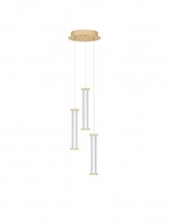 Minimalistyczna szklana salonowa lampa wisząca LED 13W 2700K