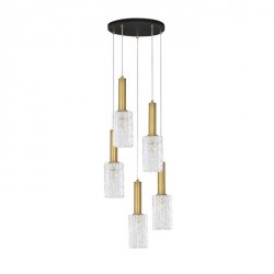 Nowoczesna Lampa Wisząca Glamour Szklany Klosz OROYA LE44337 LUCES EXCLUSIVAS