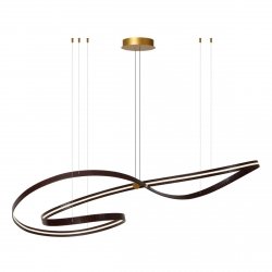 Lampa wisząca LED aluminiowa kulista designerska nowoczesna możliwość ściemniania na pilota SLALOM 13493/68/96 Lucide