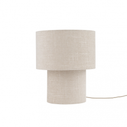 Lampa stołowa nocna z abażurem kremowo beżowa SANTANA B 12205 Nowodvorski Lighting