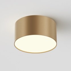 Lampa sufitowa LED nowoczesna aluminium matowe złoto ZON MAYTONI C032CL-12W3K-RD-MG
