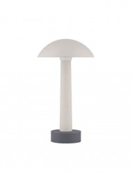 Lampa zewnętrzna do ogrodu stojąca LED biała wykonana z cementu minimalistyczna nowoczesna niska IP65 Luces Exclusivas