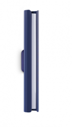 Kinkiet LED nowoczesny niebieska tuba aluminiowa minimalistyczny klasyczny dekoracyjny Dorica ap1 362502 Ideal Lux