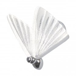 Piękny dekoracyjny kinkiet ścienny LED w kolorze chrom CCT motyl glamour MARIPOSA LP-1715/1W CH Light Prestige