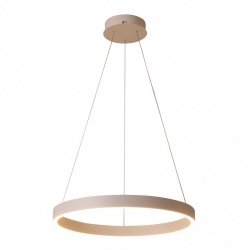 Złota Nowoczesna Okrągła Lampa Wisząca Dwustronna LED BRASCO UP DOWN PND-56215D-080RPC-GD-3KS4K-TRDIMM ITALUX