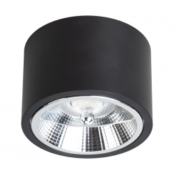 Czarna Oprawa Natynkowa 1xAR111 GU10 REDONDO MILAGRO ML1074