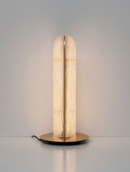 Dekoracyjna lampka stołowa LED szklana tuba designerska na komodę ANENTO LE45821 Luces Exlusivas