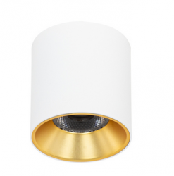 Lampa Sufitowa Tuba Spot Biało Złota ALTISMA CLN-6677-75-WH-GD-3K Italux