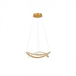 Nowoczesna Złota Lampa Wisząca LED JAUJA LE44328 LUCES EXCLUSIVAS