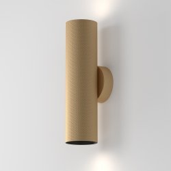  Lampa ścienna kinkiet nowoczesny designerski tuba aluminium matowe złoto Artisan MAYTONI C080WL-02-GU10-MG