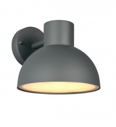Kinkiet zewnętrzny kolor antracyt aluminiowy półokrągły klosz minimalistyczny klasyczny uniwersalny ELBE IP44 262360142 Trio