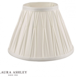 Klosz Abażur 30cm LAURA ASHLEY Fenn Silk White DAR LIGHTING LA3677440-Q (Abażur- Bez Podstawy)