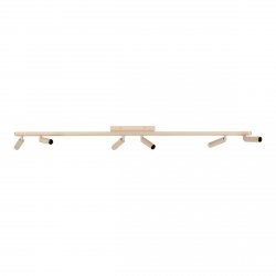 Nowoczesna lampa sufitowa listwa beżowa regulowane tuby uniwersalna minimalistyczna aluminiowa KEONI 09943/06/41 Lucide