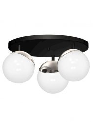 LAMPA SUFITOWA PLAFON KULE MILAGRO SFERA 3xE14 MLP8874 CHROM