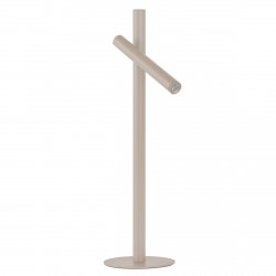 Beżowa lampka stołowa nocna TROST TABLE BEIGE  Azzardo AZ6802