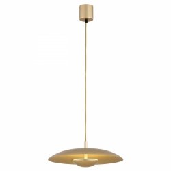 Lampa wisząca LED okrągła złota minimalistyczna klasyczna uniwersalna nowoczesna BOLTON 8869 Argon