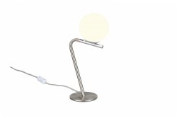 Minimalistyczna lampa stołowa nocna szklany klosz kula FLAMING 568900107 TRIO SELECT