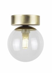 Plafon sufitowy spot złoty biała kula Perla Lux 1 Sigma 40851