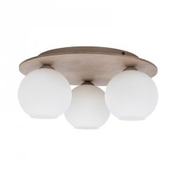 Nowoczesny plafon okrągły drewniany szklane klosze minimalistyczny klasyczny VIRLO 11078 TK-Lighting