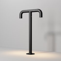  Nowoczesne oświetlenie zewnętrzne LED grafit stal nierdzewna Sleek MAYTONI O477FL-L4GF3K
