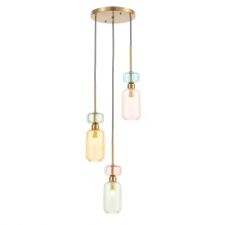 Designerska lampa wisząca Molly Milagro ML1825 nad wyspę jadalniana