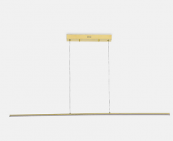 Złota lampa wisząca LED nowoczesna minimalistyczna listwa nad stół wyspę ESERO MS903-GD Zumaline