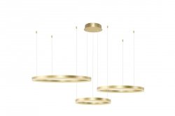 Lampa Wisząca RING Złote Okręgi HALO 120+100+80 BK + REMOTE AZ5350 AZZARDO