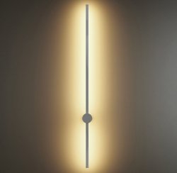 Nowoczesny Biały Kinkiet Dekoracyjny Listwa LED SPARO 100cm 