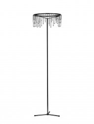 Elegancka Lampa Stojąca Do Salonu Czarna Luces Exclusivas HUARAZ LE44717