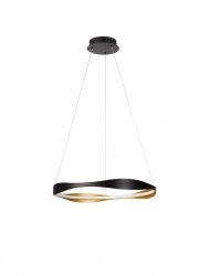 Czarna Lampa Wisząca Nowoczesna LED SATIPO LE44470 Luces Exlusivas