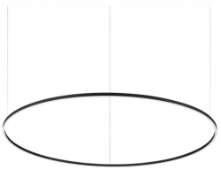 NOWOCZESNA LAMPA WISZĄCA OKRĄG RING LED CZARNA IDEAL LUX 342184 ORACLE SLIM SP D150 ROUND 4000K DALI 