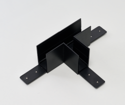 Złącze T czarne do szynoprzewodu magnetycznego jedno/dwufazowego natynkowego Azzardo ALFA TRACK MAGNETIC52 CONNECTOR T A BK AZ6693