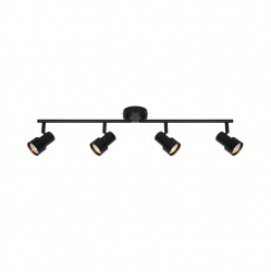 Regulowany spot czarny BOSTON Nordlux minimalistyczna lampa sufitowa plafon 4xGU10