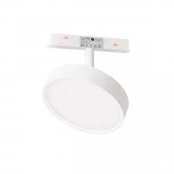  Reflektor do szynoprzewodu magnetycznego LED biały minimalistyczny nowoczesny regulowany okrągły On-Off M0042N MAXLIGHT