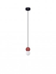 Lampa wisząca betonowo szklane kule IBAGUE LE44661 Luces Exlusivas