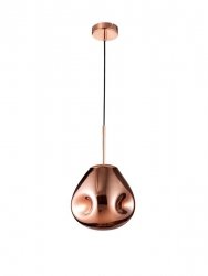Dekoracyjna szklana lampa wisząca w kolorze miedzianym CARMEN LE41953 Luces Exclusivas