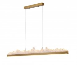 Dekoracyjna lampa wisząca listwa LED designerska MONTANA LONG ST-6490P/L Step Into Design salonowa nad stół