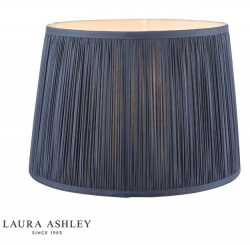 Klosz Abażur 30cm LAURA ASHLEY Hemsley Pleated Silk Midnight Blue DAR LIGHTING LA3712377-Q (Abażur- Bez Podstawy)