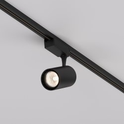 Lampa szynowa reflektor szynoprzewody jednofazowe LED nowoczesny aluminium czarna regulowana tuba VUORO MAYTONI TR003-1-15W3K-S-B