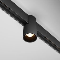 Ścieżka świetlna lampa szynowa LED nowoczesna tuba aluminium czarna Alfa MAYTONI TR122-2-7W3K-B