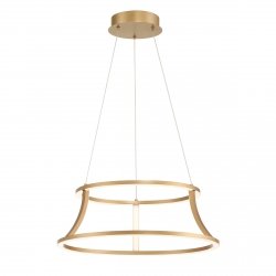 Minimalistyczna lampa wisząca satynowe złoto Cadoux QN-CADOUX-P-BG salonowa jadalniana